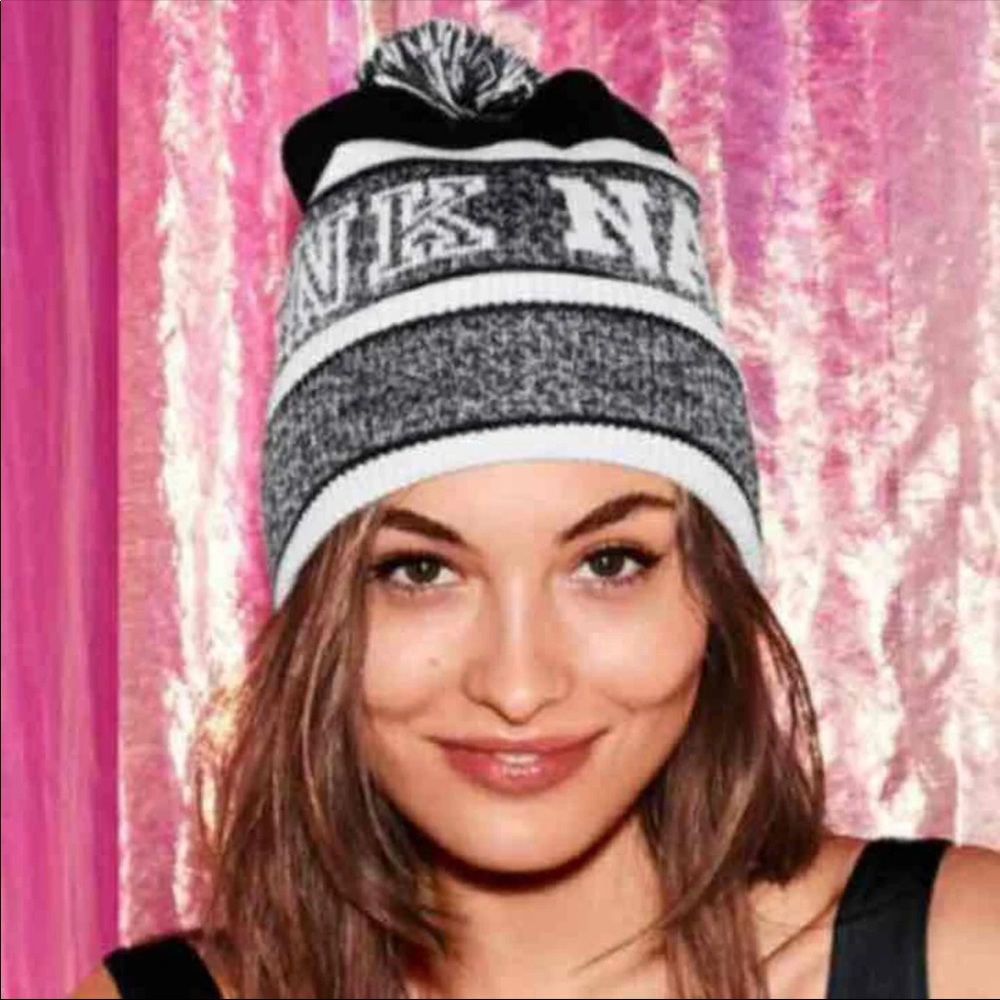 PINK beanie hat
